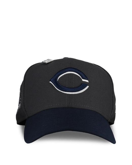 KTZ Blue Cincinnati Reds 1970-2002 Logo Fitted Hat for men