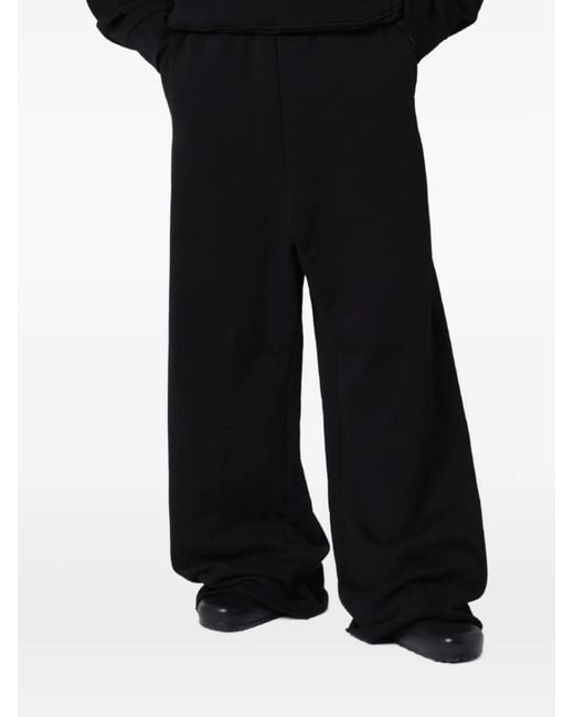 Entire studios Black Full Trousers for men