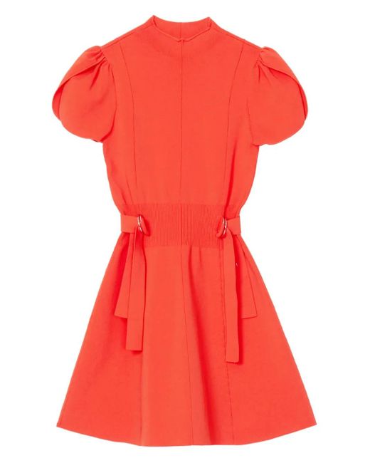 3.1 Phillip Lim Red Tulip Sleeve Knit Minidress