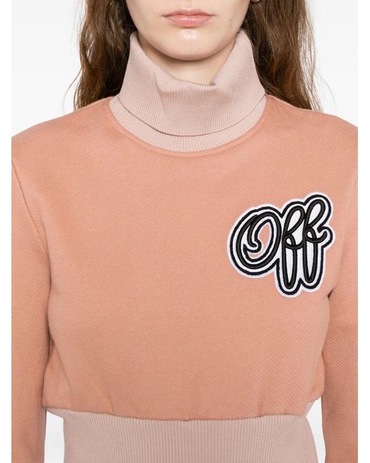 Off-White c/o Virgil Abloh Pink Sweat Cheerleader Côtelé