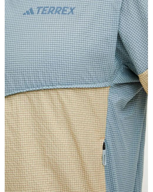 Adidas X Terrex Xploric Windbreaker mit Gittermuster in Blue für Herren