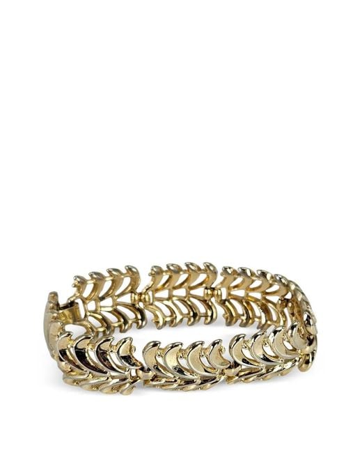 Madison Metallic Wave-Motif-Tone Bracelet