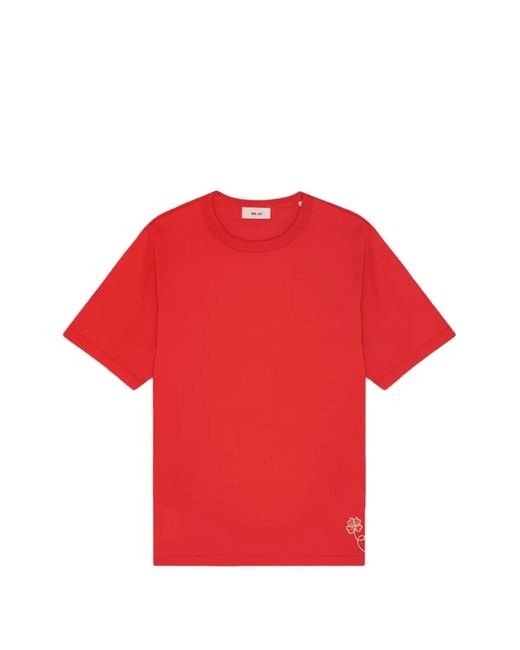 NN07 Red Clover Print T-Shirt for men