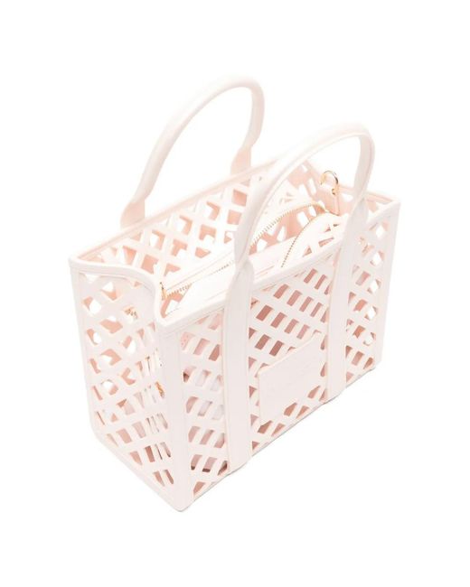 Marc Ellis Pink Flat Plot Tote Bag