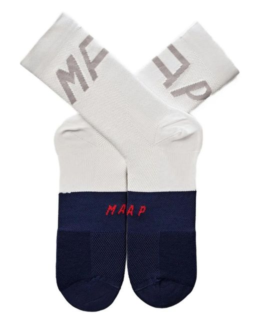MAAP Blue Logo-Embellishment Socks