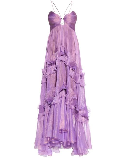 Maria Lucia Hohan Purple Roxene Gown