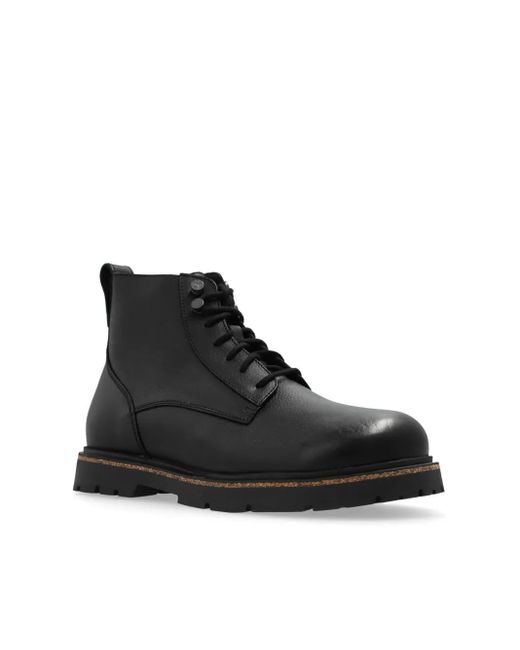 Birkenstock Black Highwood Lace Boots for men