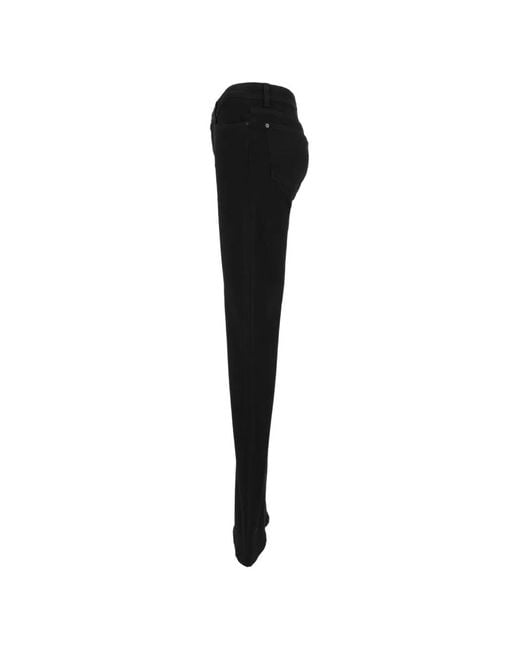 7 For All Mankind Black Leggy Bootcut Jeans