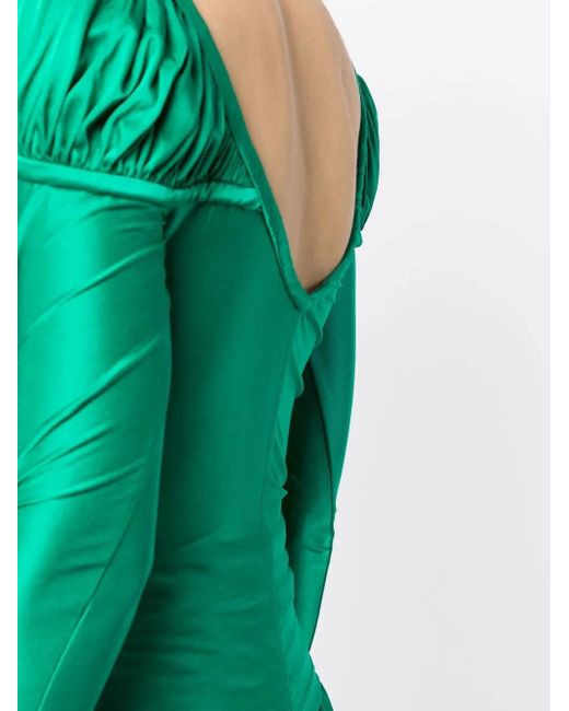 Rabanne Green Drapiertes Oberteil