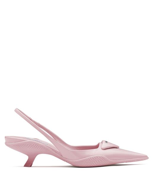 prada gabardine slingback