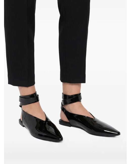A.Emery Black Maude Flat Pumps