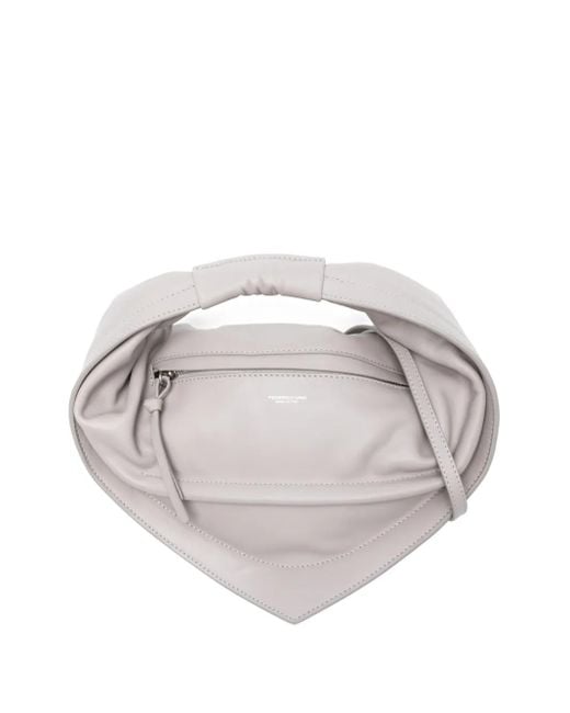 FEDERICO CINA White Logo-Detail Tote Bag