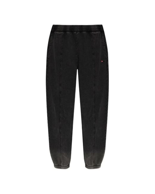 DIESEL Black P-Crox Track Pants for men