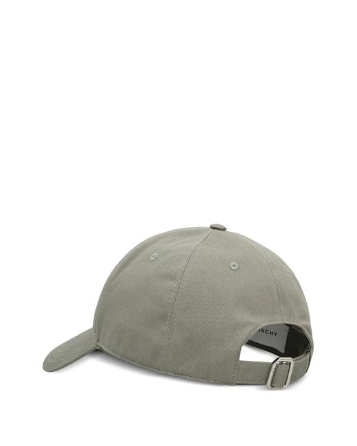 Givenchy Gray Embroidered Logo Cap for men