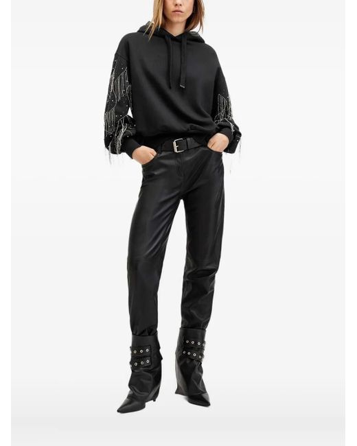 Sudadera con capucha y cristal AllSaints de color Black