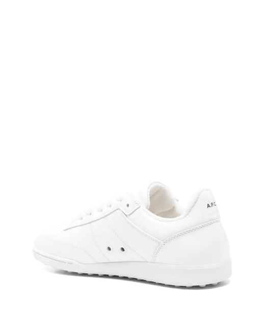A.P.C. White Moe Sneakers
