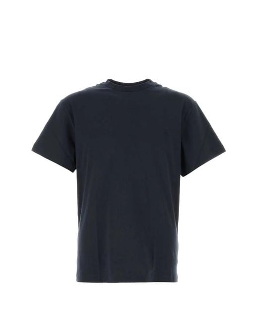 Jil Sander Blue T-Shirt À Col Rond for men