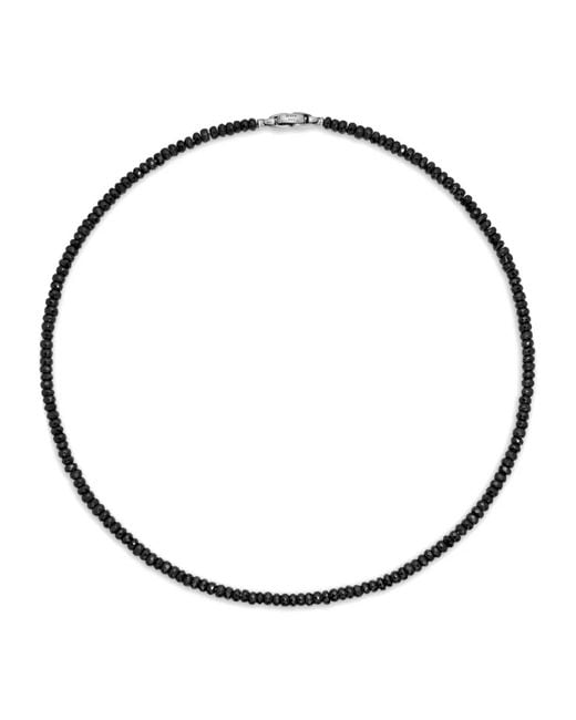 David Yurman Metallic Sterling Spiritual Beads Necklace (5Mm) for men