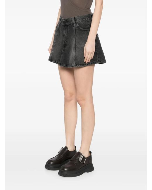 Haikure Black Margaux Denim Skirt
