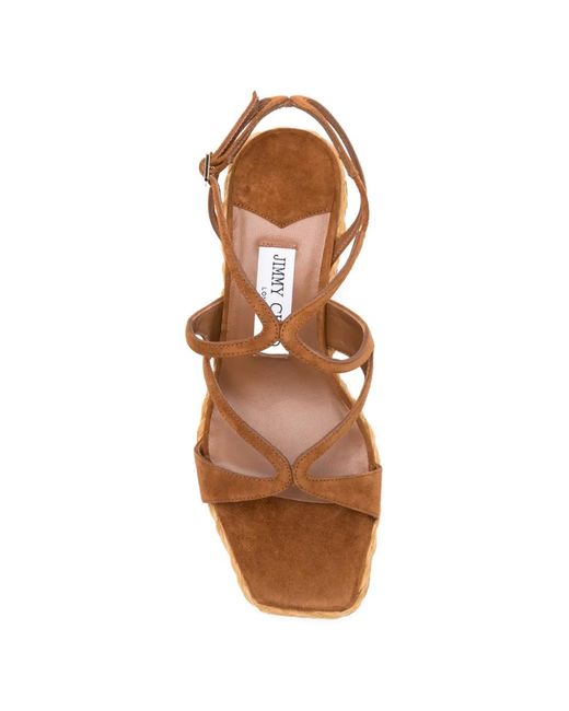 Jimmy Choo Natural Ayla Sandals