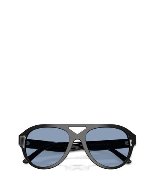 Tory Burch Blue Millher Pilot Sunglasses