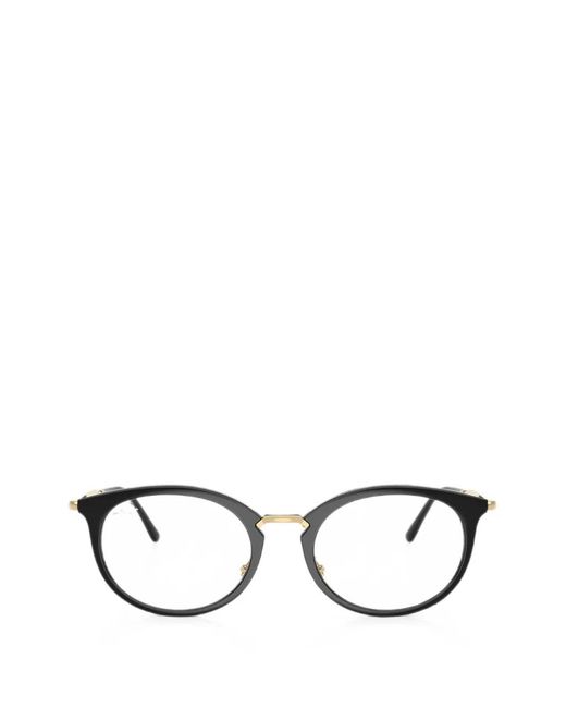 Ray-Ban Black Round-Frame Glasses