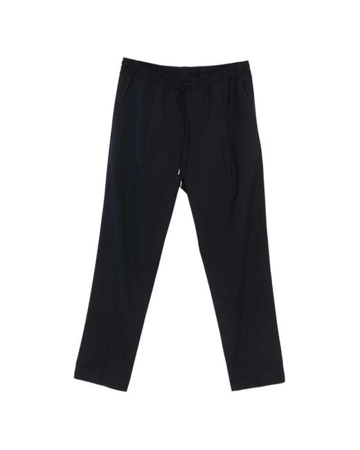 Briglia 1949 Black Wimbledons Drawstring Trousers for men