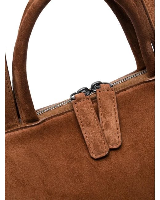 Marsèll Brown 4 Dritta Suede Tote Bag