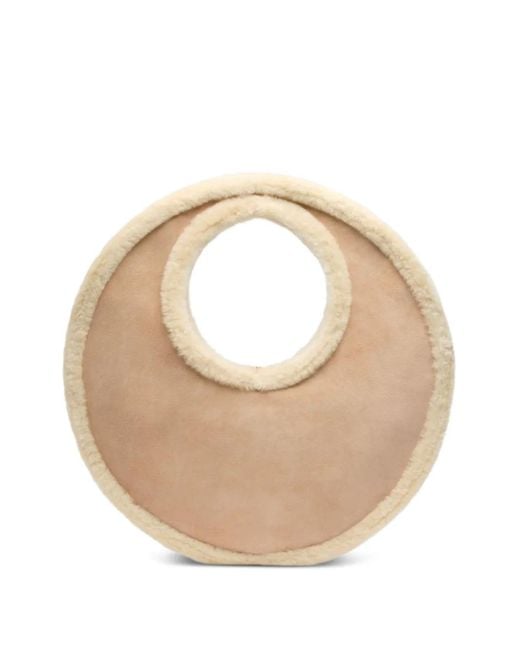 Jacquemus Metallic The Round Tote Bag