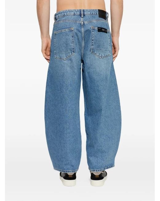AllSaints Blue 'Barrel' Jeans for men
