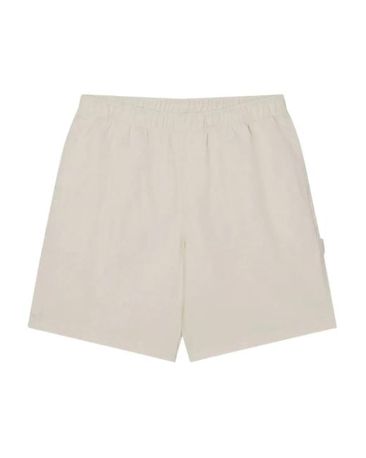 Obey Natural Utility-Pocket Denim Shorts for men