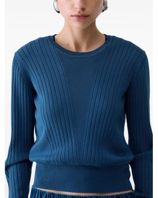 Liu Jo Blue Sweater With Laces