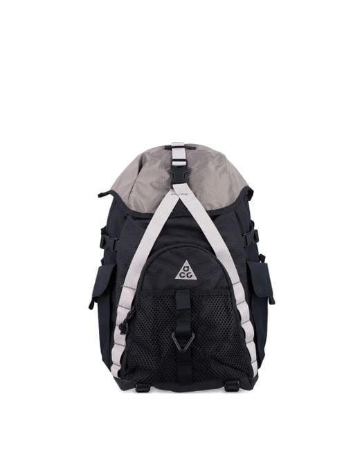 Nike Blue Acg "Daymax” Mesh-Pocket Backpack