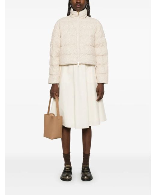 Moncler White Thoirys Jacket