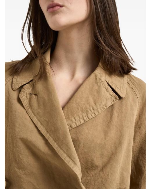Bazar Deluxe Natural Double-Breasted Jacket