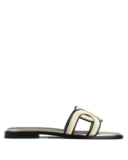 Sandali Con Suola Piatta di Tod's in White