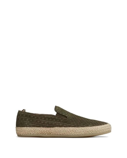 Officine Creative Green Bowline Woven Braided-Midsole Shoes for men