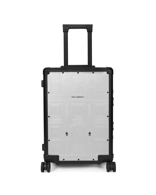 Karl Lagerfeld White Rue St-Guillaume Maison Trolley Bag