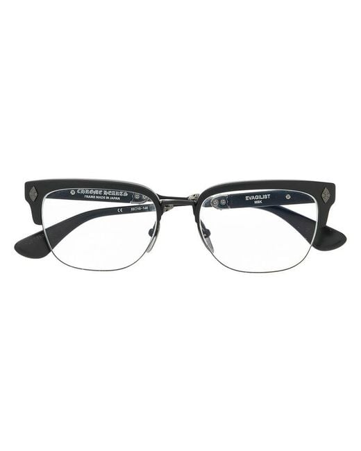 Chrome Hearts Black Evangelist Glasses