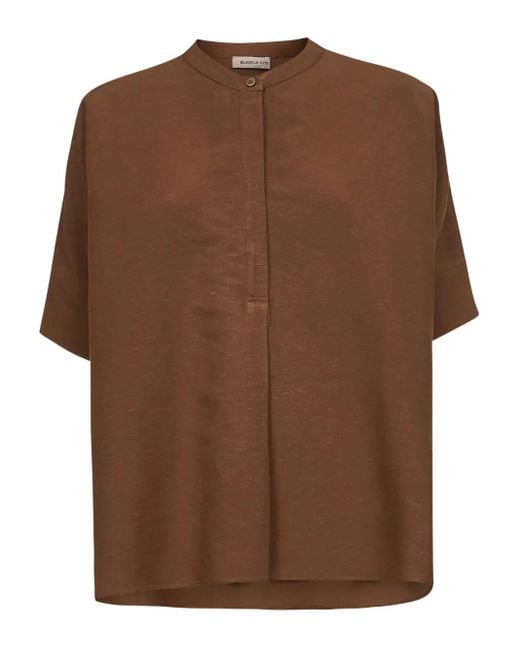 Blanca Vita ジャージー シャツ Brown