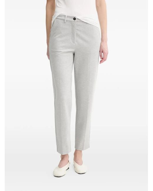 Marc O' Polo Gray Marl-Effect Tailored Trousers