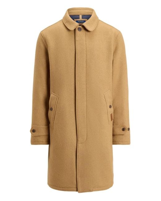 Polo Ralph Lauren Natural Single-Breasted Coat for men