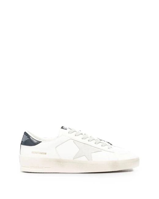 Golden Goose Deluxe Brand White Stardan Sneakers for men