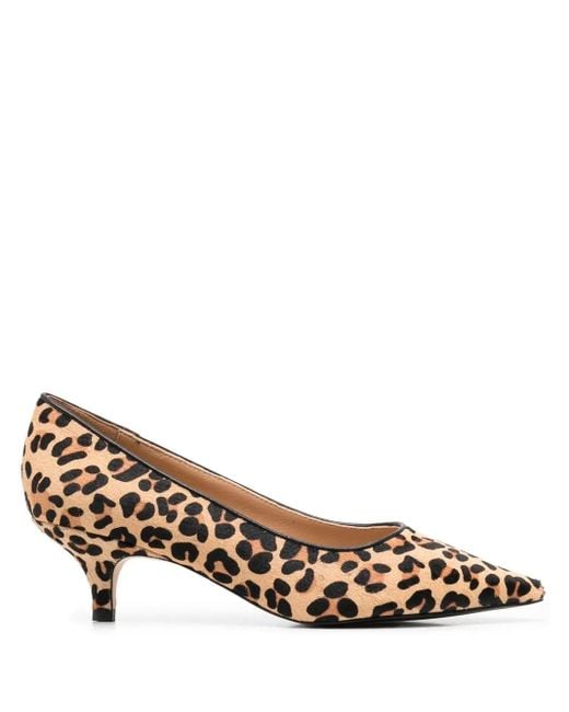 Age of Innocence Brown Jacqueline 50Mm Leopard-Print Pumps