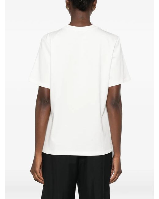 ELEH White Crew-Neck Short-Sleeve T-Shirt
