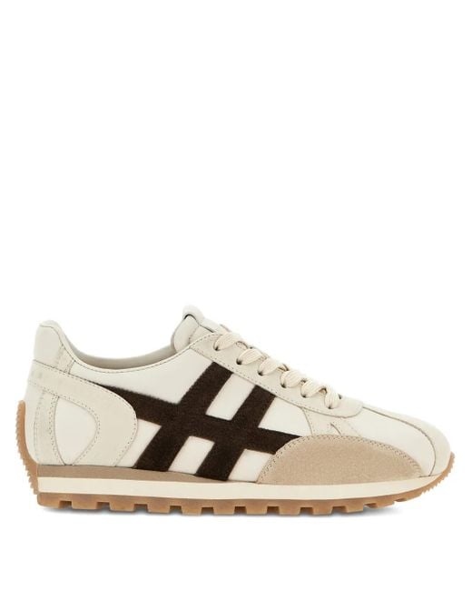 Hogan レザースニーカー Natural