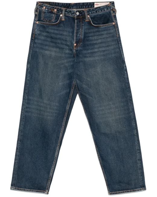 Evisu Blue Logo-Print Jeans for men