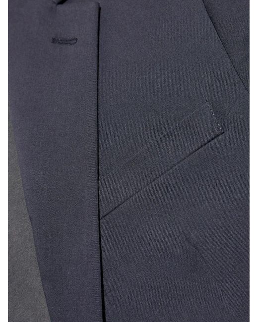 AllSaints Blue Single-Breasted Blazer for men