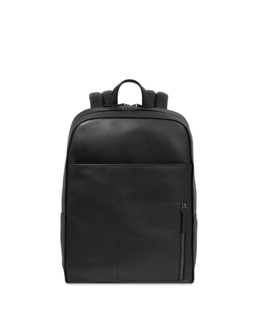 Lancel Black Max De Leather Backpack for men