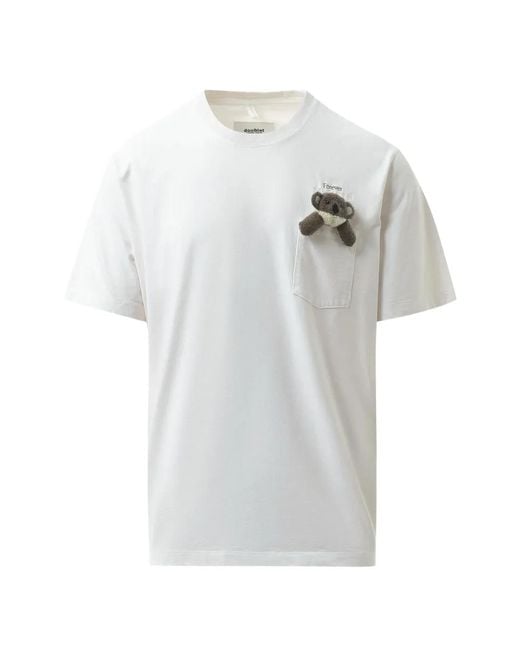 Doublet White X Marais Koala Plush-Detail T-Shirt for men